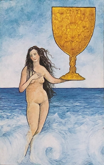 Mythic Tarot Minor Arcana ~ The Ace of Cups