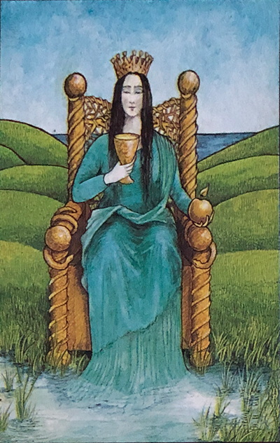 Mythic Tarot Minor Arcana ~ The Queen of Cups