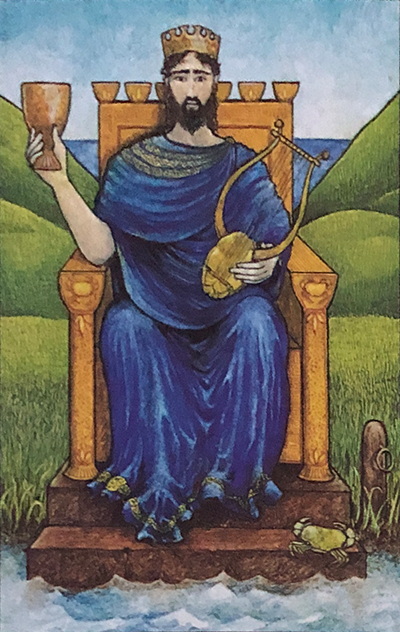 Mythic Tarot Minor Arcana ~ The King of Cups